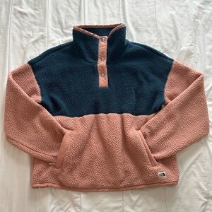 North Face Fleece Pullover 1/2 Snap